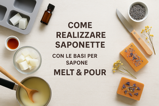 Come realizzare saponette con le basi per sapone Melt & Pour