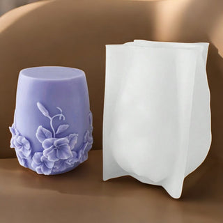 Stampo in silicone Cilindro decorato
