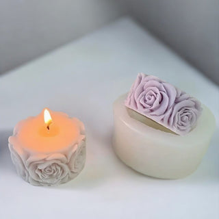 Stampo in silicone Cilindro intagliato Rose