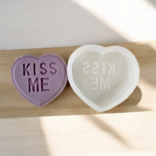 Stampo in silicone Messaggio del cuore