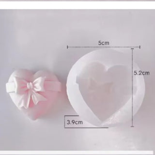 Stampo in silicone Cuore fiocco