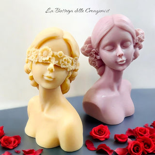 Stampo in silicone Lady in flower