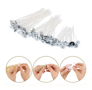 Stoppini per candele diam. 2 mm x h 10cm confezioni da 30/50/100 pz. - Bottega delle creazioni