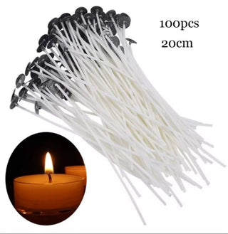 Stoppini per candele diam. 2,5mm x h 20cm confezioni da 30/50/100 pz. - Bottega delle creazioni