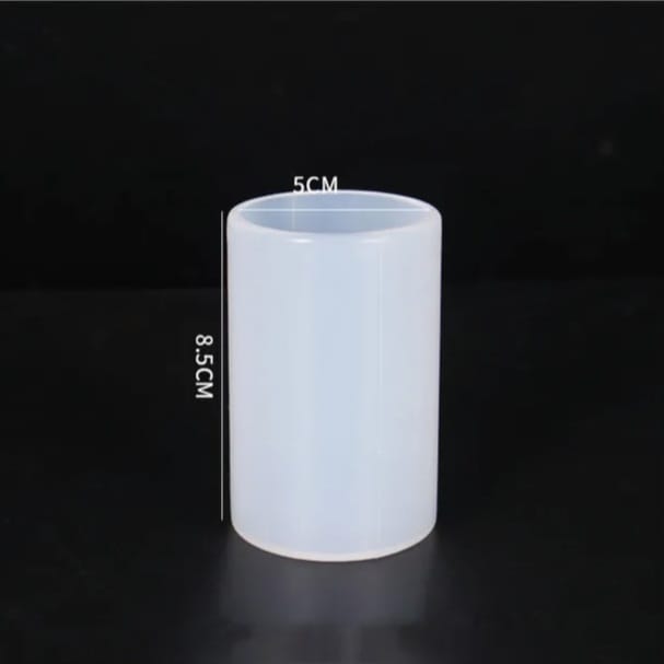 Cilindro stampo in silicone per candele / resina epossidica - Bottega delle creazioni