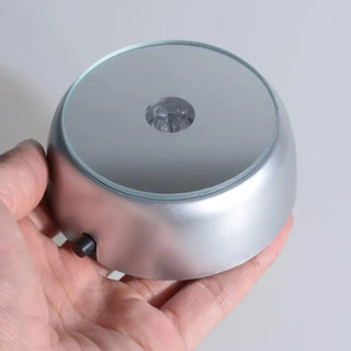 Base espositore LED luminosa 5 colorazioni a batteria (3 x AA) - Bottega delle creazioni