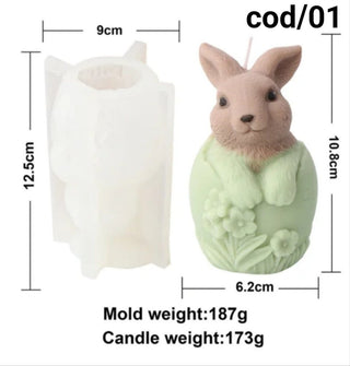 Easter Egg Bunny silicone mould