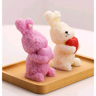 Rabbit Love silicone mould