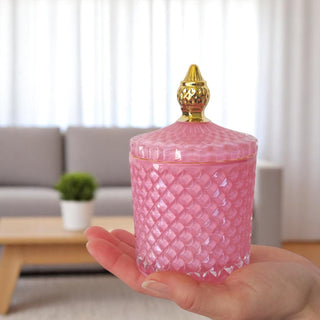 Bicchieri Eleganti con Coperchio – Contenitori Raffinati per Candele Artigianali