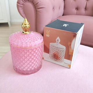 Bicchieri Eleganti con Coperchio – Contenitori Raffinati per Candele Artigianali
