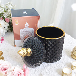 Bicchieri Eleganti con Coperchio – Contenitori Raffinati per Candele Artigianali