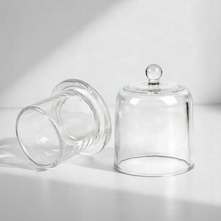 Bicchieri con campana in vetro