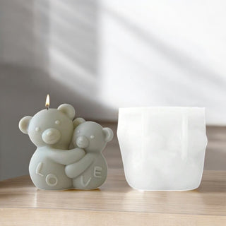 Stampo in silicone Orsetti Abbracciati