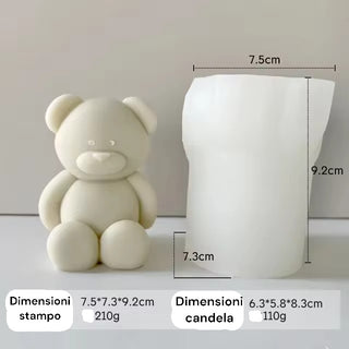 Stampo in silicone Orsachiotto 3D