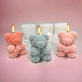 Stampo in silicone Orso Bear Hug Love - Bottega delle creazioni