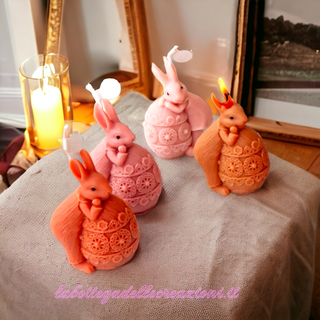 Rabbit Easter Egg silicone mould