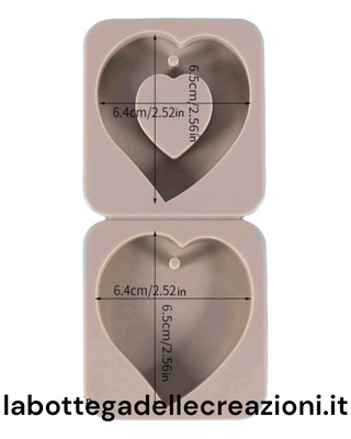 Hearts Tarts Silicone Mold