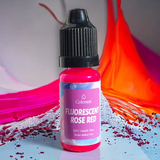 Colorante liquido per la cera 10ml ROSE RED FLUO (Rosa Fluo)