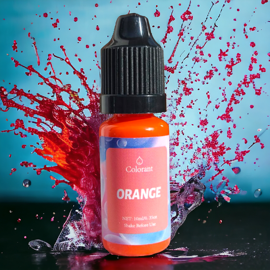 Colorante liquido per la Cera 10ml ORANGE (Arancione)