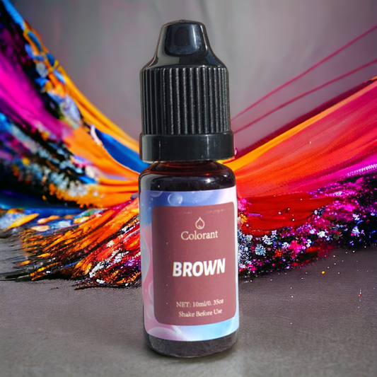 Colorante liquido per la Cera 10ml BROWN (Marrone)
