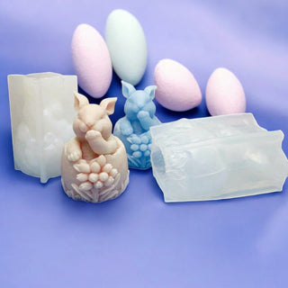 Easter Egg Bunny silicone mould