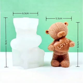 Love Bears silicone mould