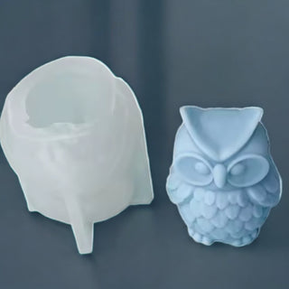 3D Little Owl Silicone Mold
