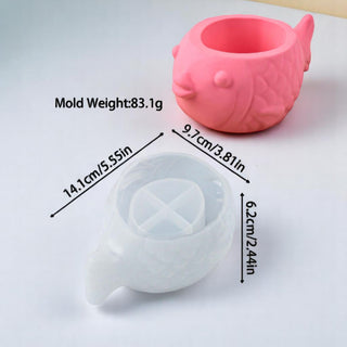 Stampo in silicone Vaso Pesce