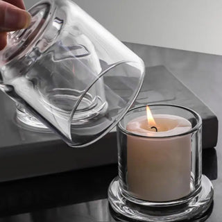 Bicchieri con campana in vetro