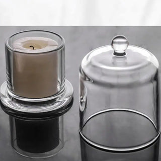 Bicchieri con campana in vetro