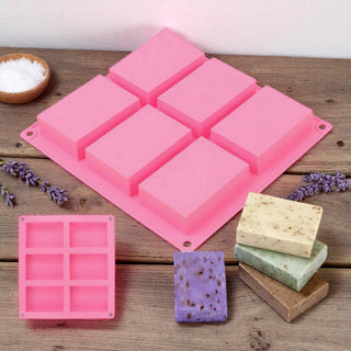 Stampo in Silicone Saponette 6 cavità