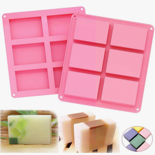 Stampo in Silicone Saponette 6 cavità