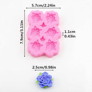 Stampo in silicone 6 Roselline