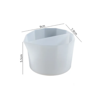 Bicchieri in Silicone con divisori per cera/ ceramica / resina epossidica