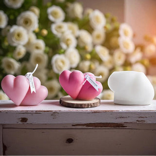 Stampo in silicone Cuore Doppio