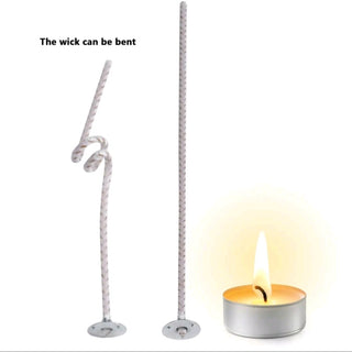 Stoppini per Candele in Puro Cotone da 15cm Diametro 2,5mm - Bottega delle creazioni