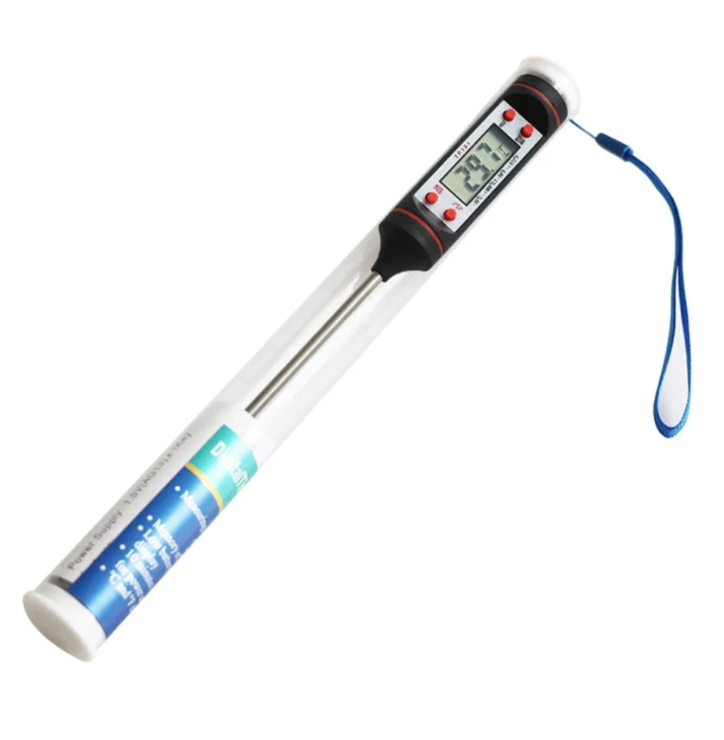 Termometro  digitale con display LCD per misurare la temperatura della cera - Bottega delle creazioni