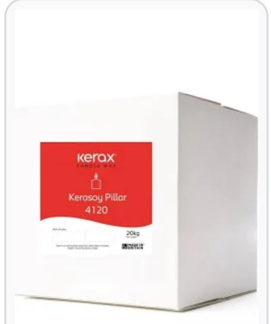 Cera di soia KERAX PILLAR 4120 -Scatola da 20kg Per candele in Stampi/Tarts/Candele a Colona - Bottega delle creazioni