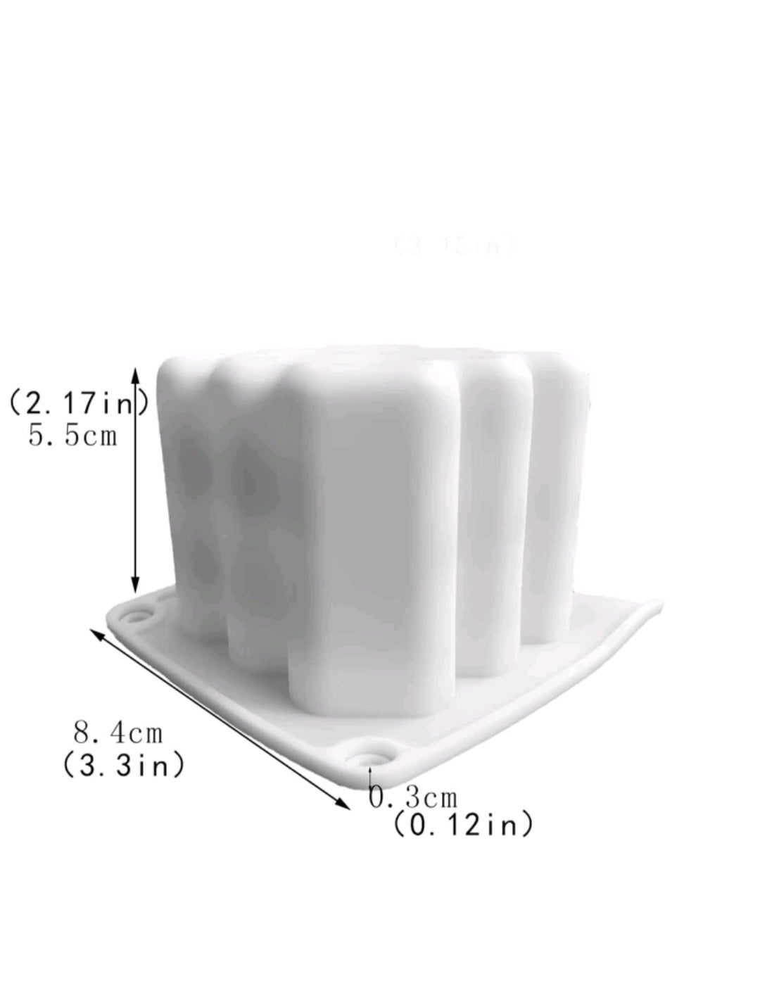 Stampo in silicone Cubo cuori - Bottega delle creazioni