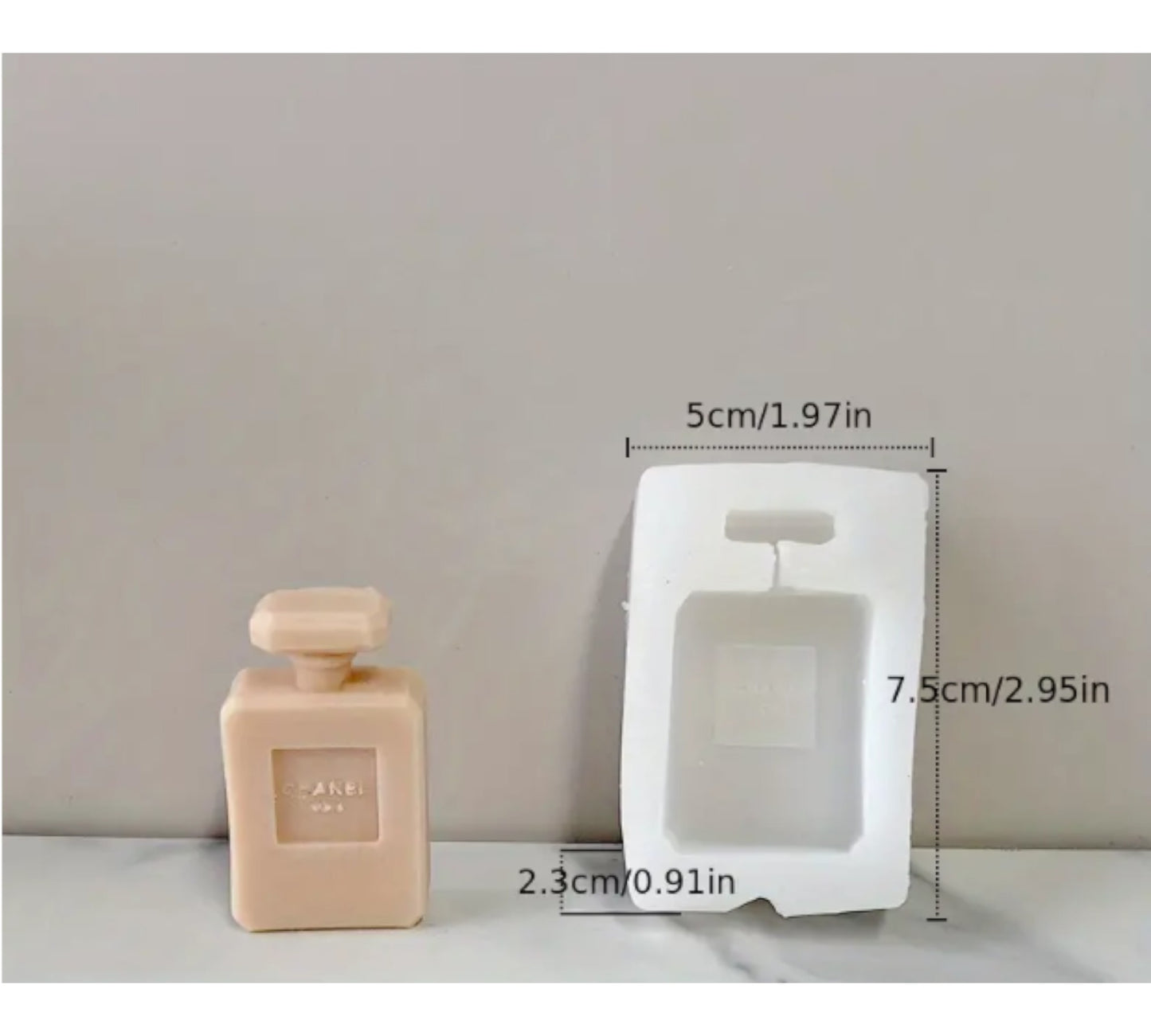 Stampo in silicone Bottiglietta di profumo Chanel