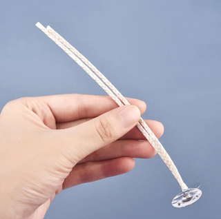 Stoppini per Candele in Puro Cotone h20cm x 2,5mm