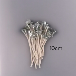 Stoppini per Candele in Puro Cotone 2mm x h 10cm