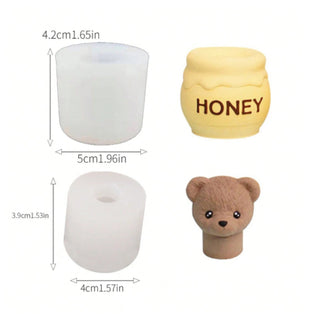Cup with Teddy Bear Silicone Mold