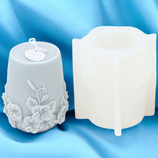 Stampo in silicone Cilindro decorato