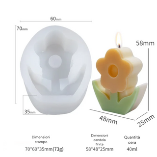 Flower/Tulip silicone mould