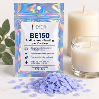 Additivo Anti-Frosting BE150 per Candele – Riduce la Cristallizzazione della Cera