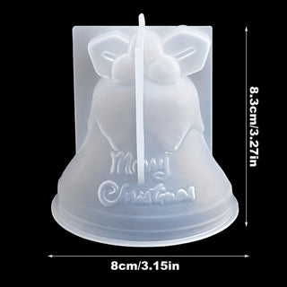 Stampo in silicone Campana Merry Christmas - Bottega delle creazioni