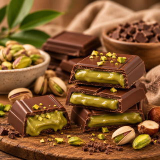 Cioccolato e Pistacchio 1% – Fragranza Concentrata per Candele e Saponi