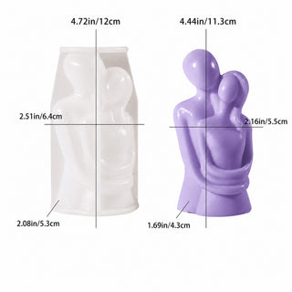 Stampo in silicone Coppia Abbraccio