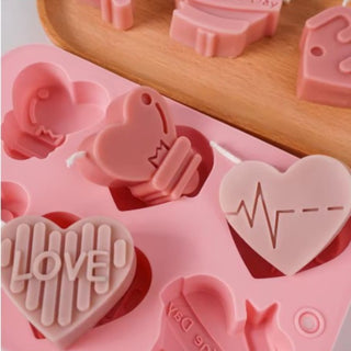 Stampo in Silicone Cuori Valentine's Day